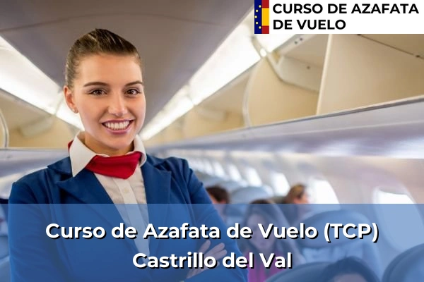 Curso de Azafata de Vuelo (TCP) en Castrillo del Val