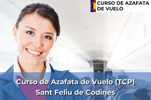 Curso de Azafata de Vuelo (TCP) en Nucli Antic 107 Curso de Azafata de Vuelo (TCP) en Sant Feliu de Codines