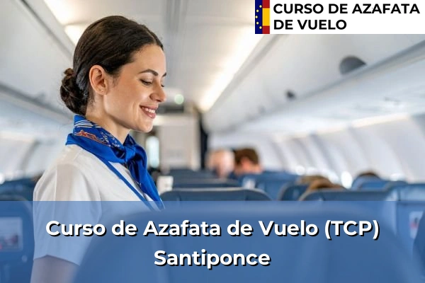 Curso de Azafata de Vuelo (TCP) en Santiponce